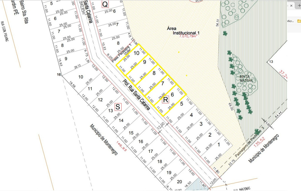 TERRENO LOT SÃO FRANCISCO - PARTE ALTA